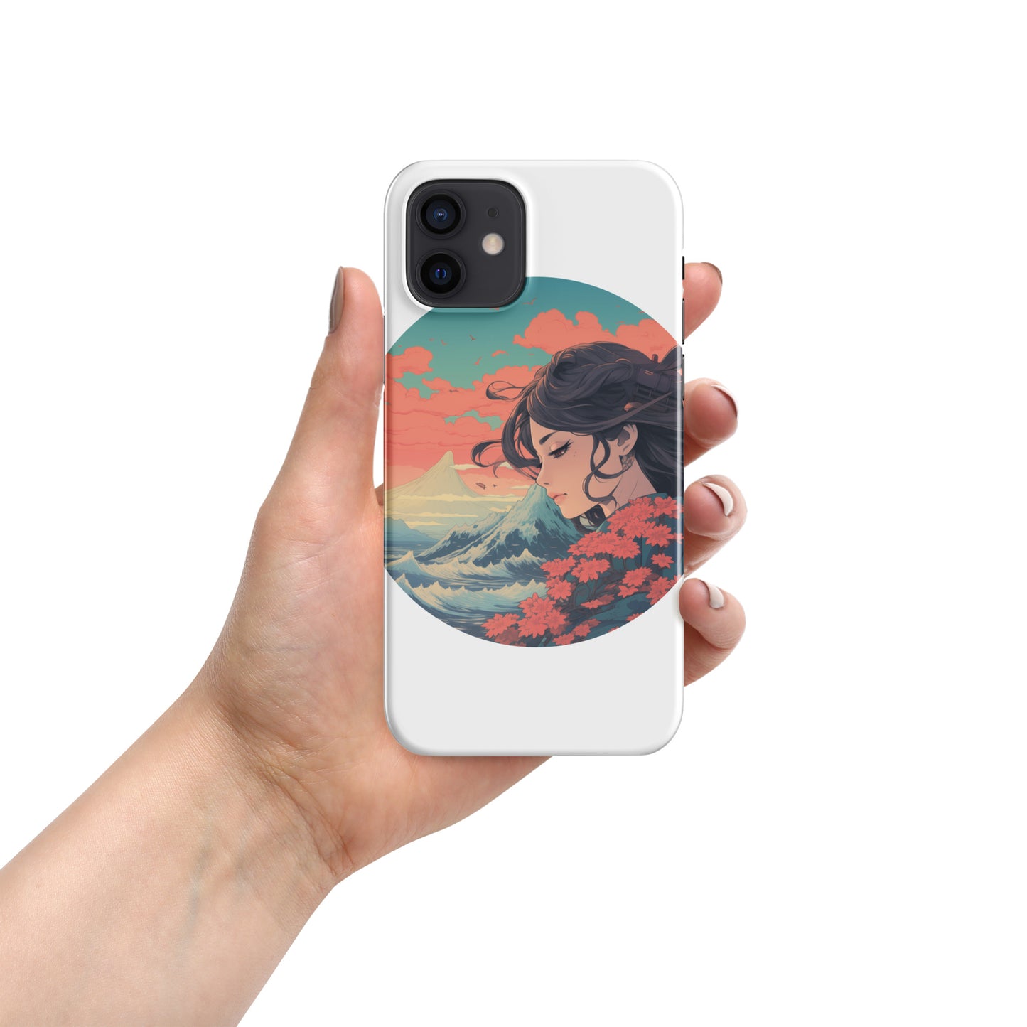 宮島の波 Snap Case for iPhone® by スーパーDJ Emiliot