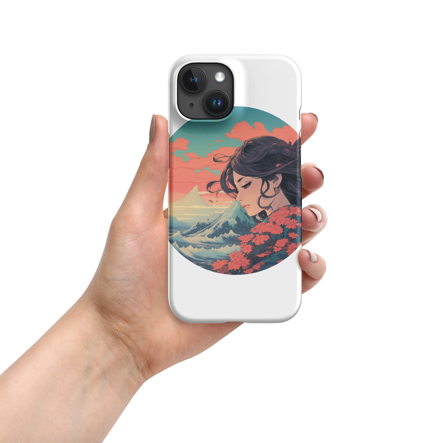 宮島の波 Snap Case for iPhone® by スーパーDJ Emiliot